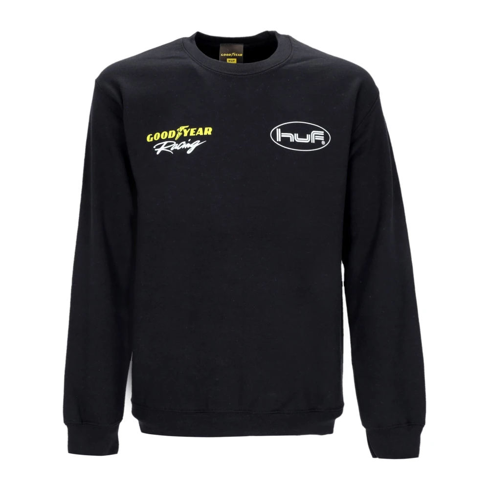 HUF Goodyear Crewneck Sweatshirt Zwart Black Heren