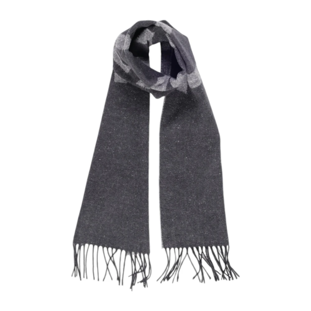 Alviero Martini 1a Classe Wollen Sjaal met Geometrisch Patroon Black Dames