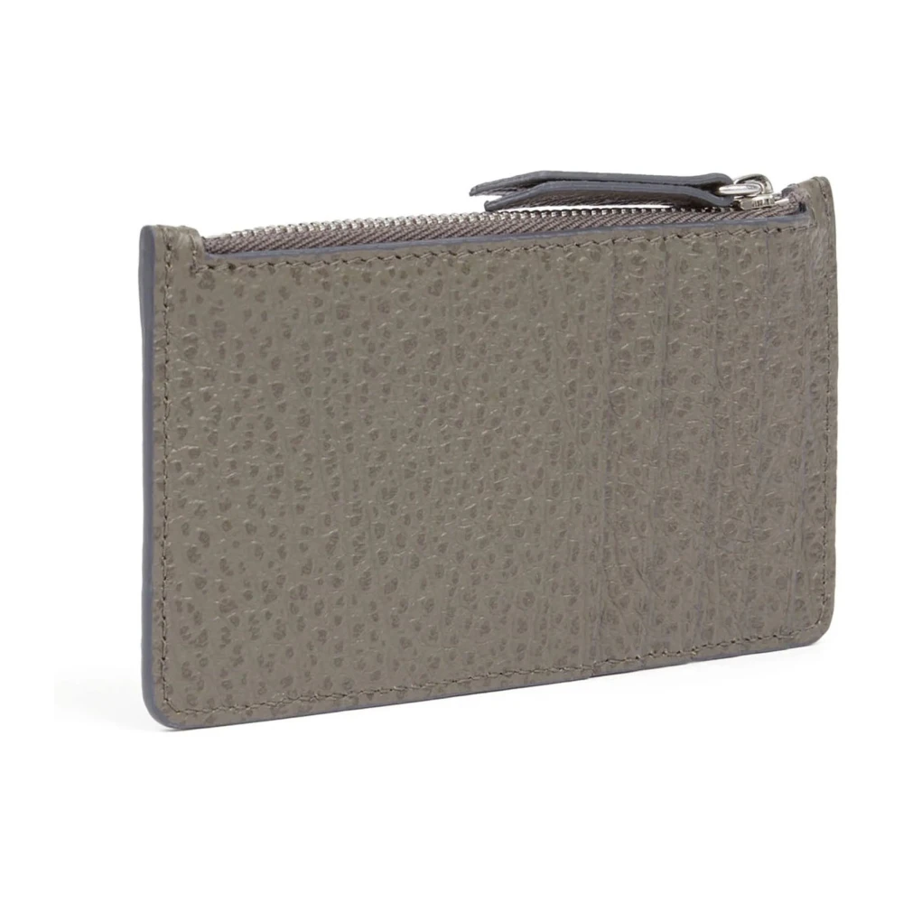 Maison Margiela Grijze Tassen met Korrelige Textuur en Rits Gray Heren