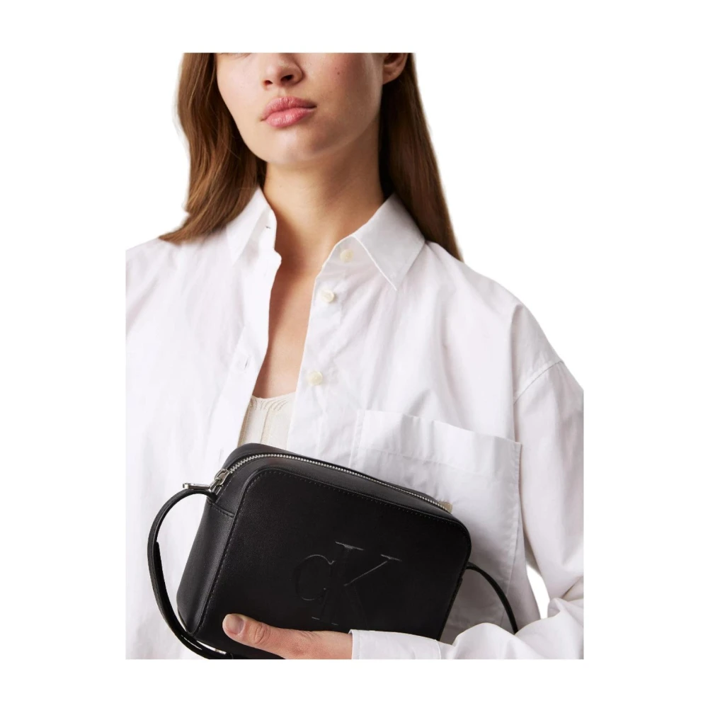 Calvin Klein Gevormde Cameratas Black Dames