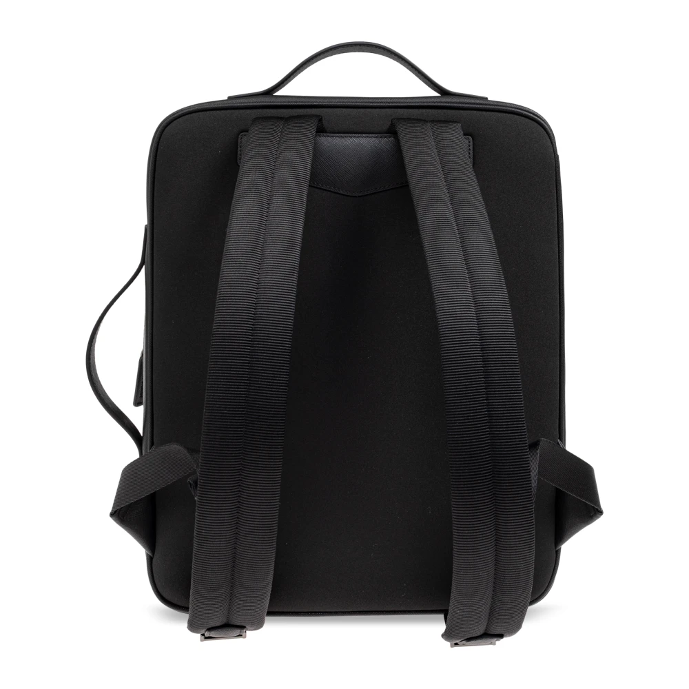 Emporio Armani Rugzak met logo Black Heren