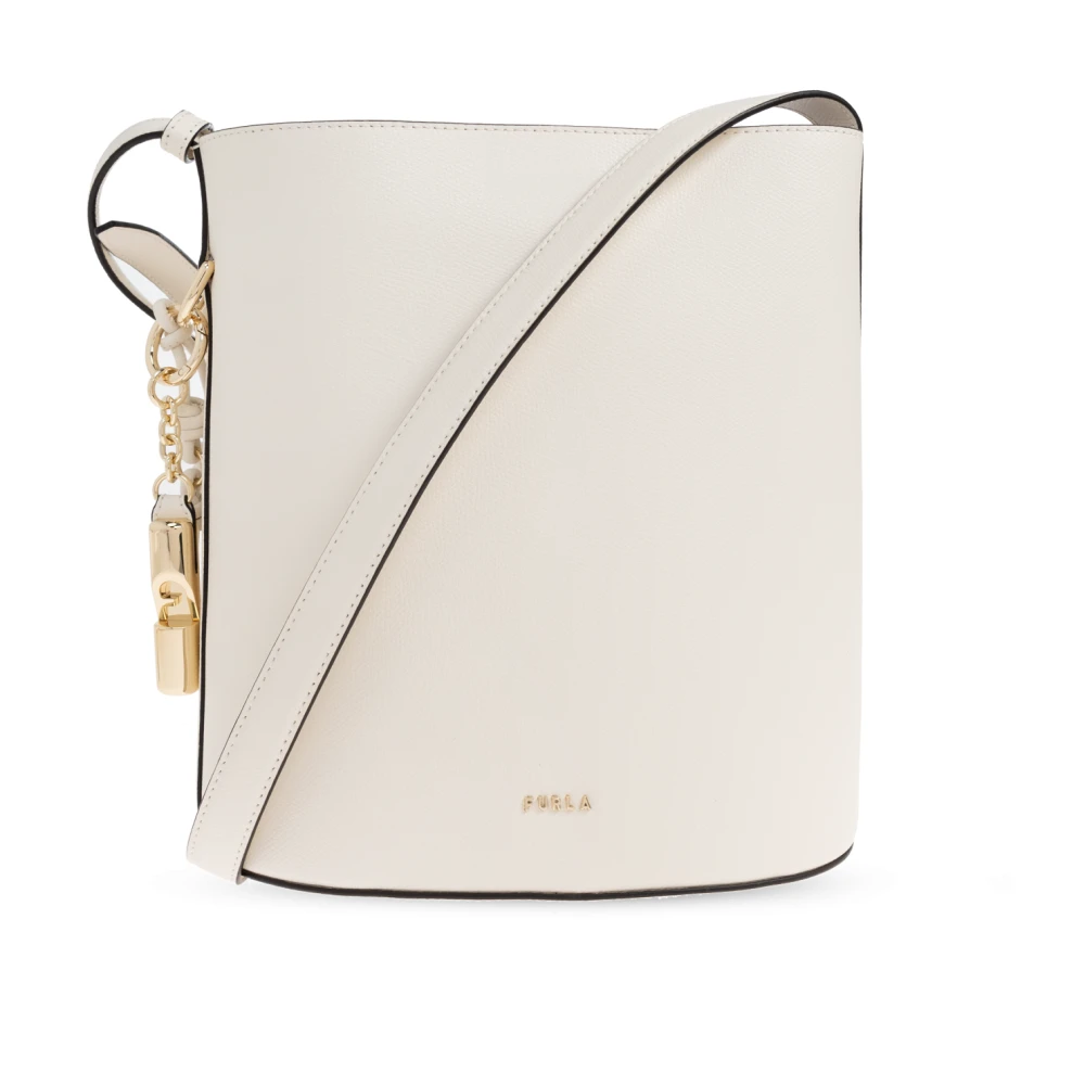 Furla Beige Roxie Shoulder Bag - Female - Cross Body Bags - One Size - Bags