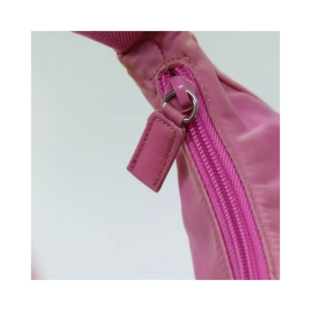Prada Vintage Pre-owned Nylon prada-bags Pink Dames