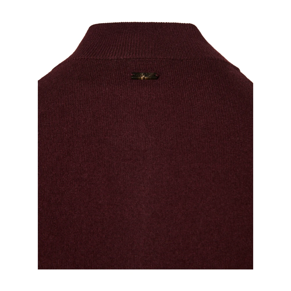 Corneliani Luxe Wol Kasjmier Vest Red Heren