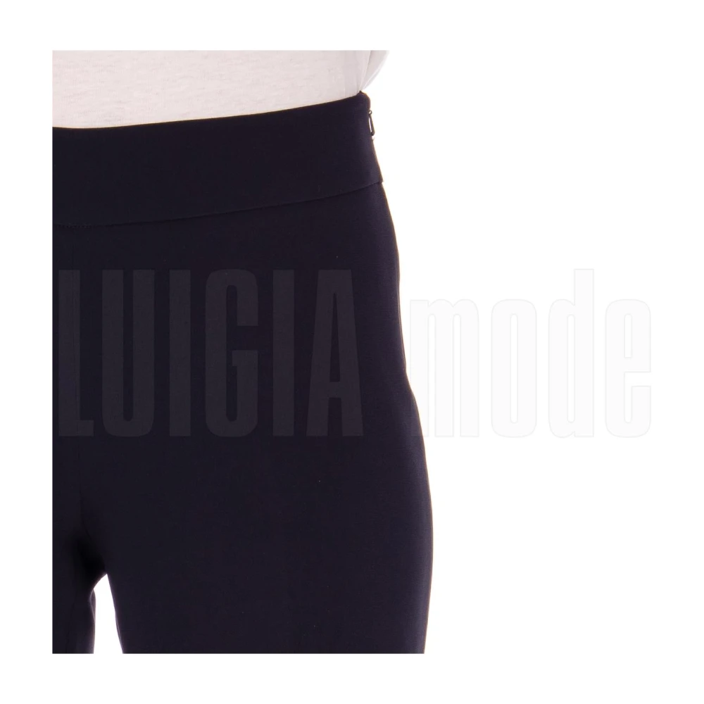 Max Mara Elegante Lange Broek Blue Dames