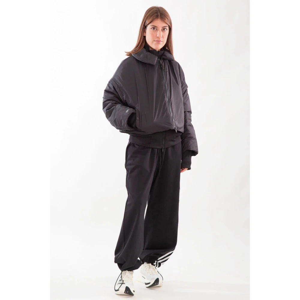 Y-3 Zwarte Trackpants met 3 Strepen Black Dames