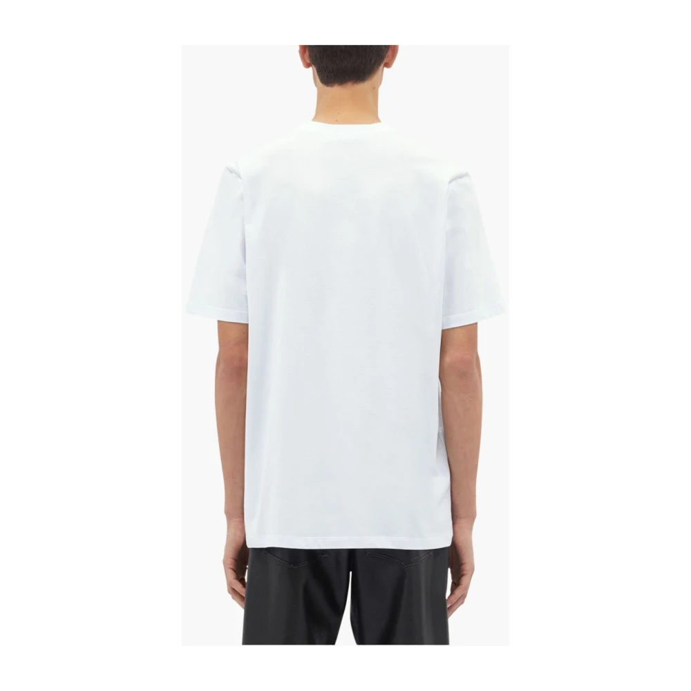 Msgm Katoenen T-shirt in 01C stijl White Heren