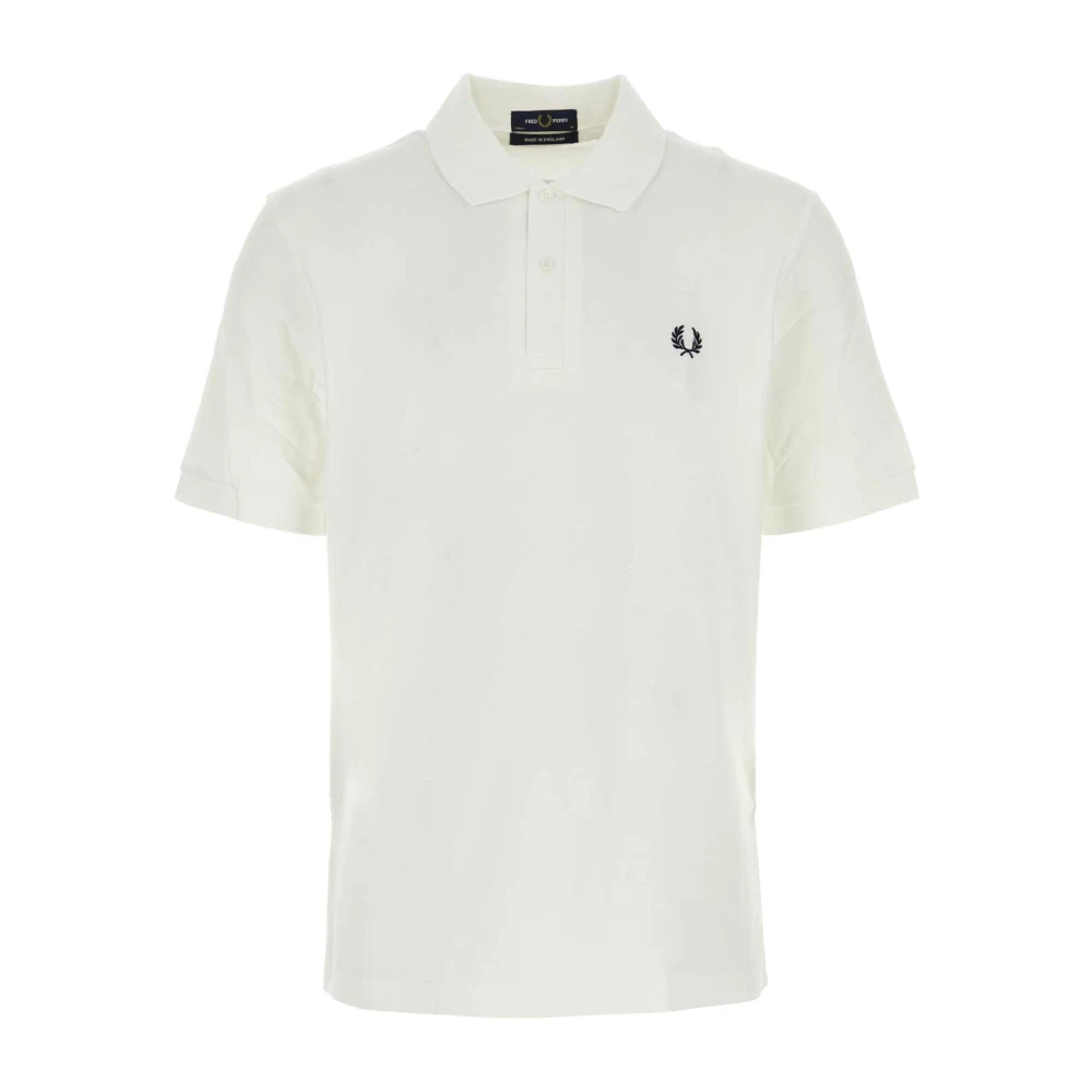Fred Perry Men's White Piquet Polo Shirt - Polo Shirts - Xs - Tops