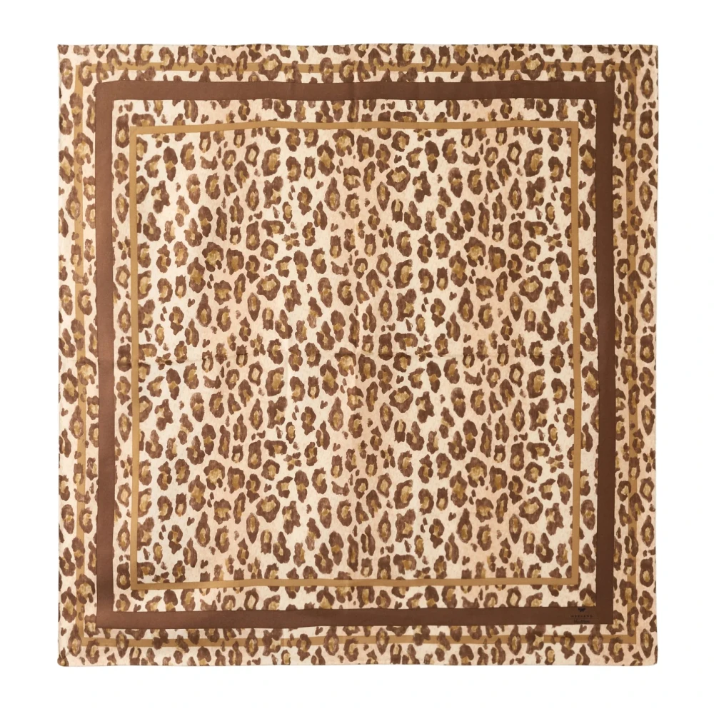 Weekend Max Mara Women's Brown Silk Scarves, One Size, Wkaonestonew Scarf