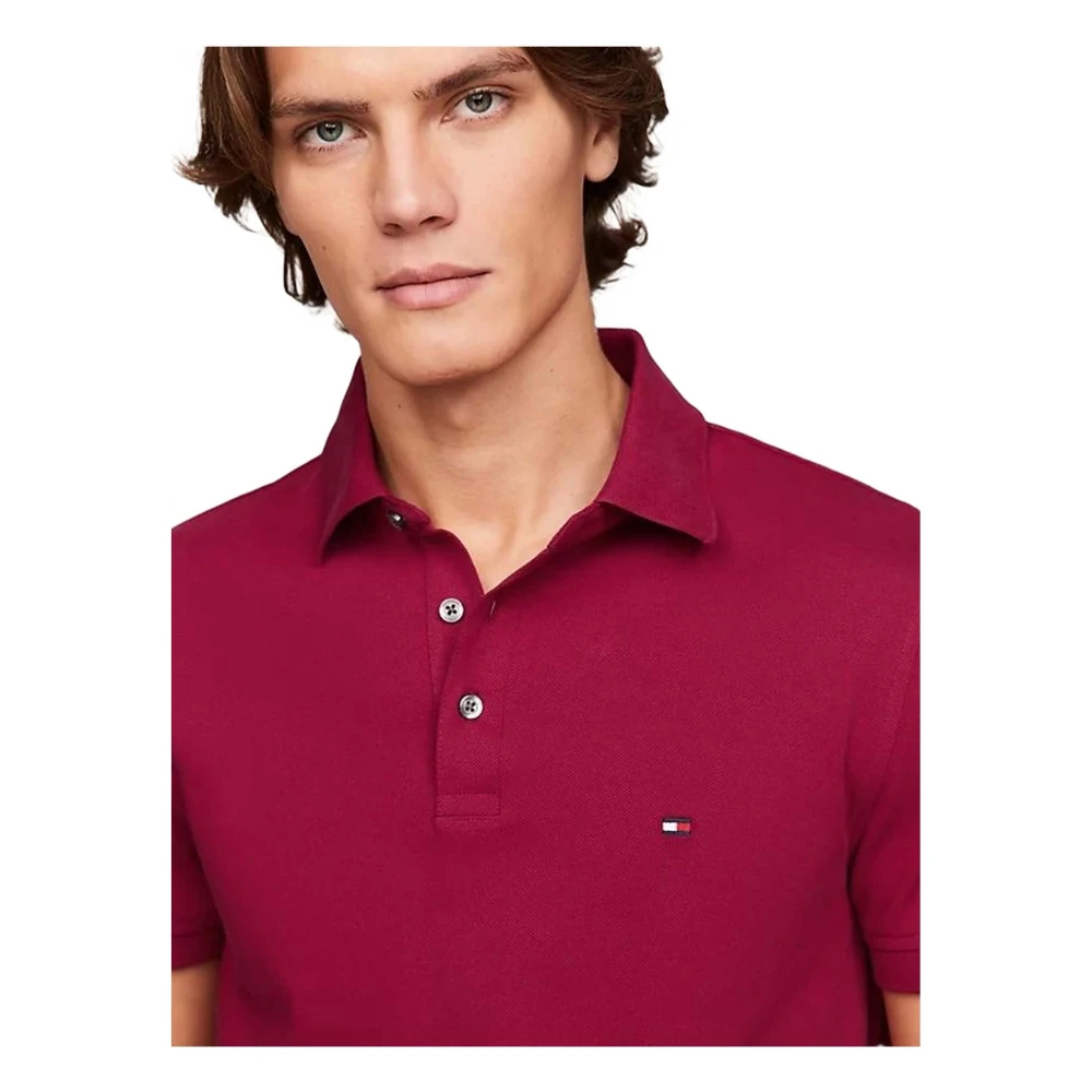 Tommy Hilfiger Polo met korte mouwen Red Heren