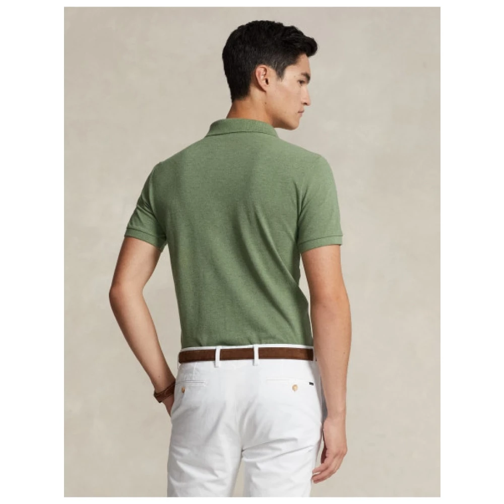 Polo Ralph Lauren Aangepaste Slim Fit Korte Mouw Polo Green Heren