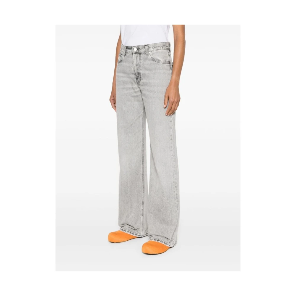 Haikure Lichtgrijze Denim Bootcut Jeans Gray Dames