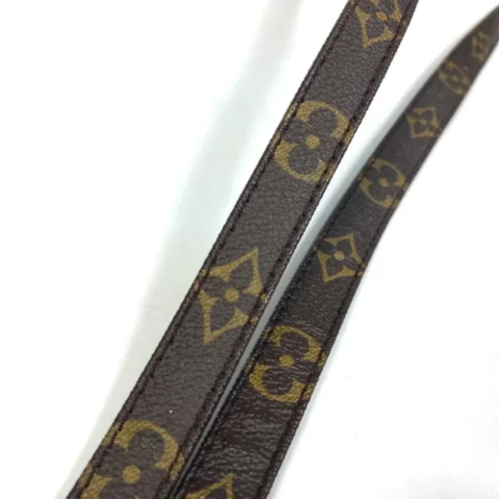 Louis Vuitton Vintage Pre-owned Cotton home-office Brown Dames