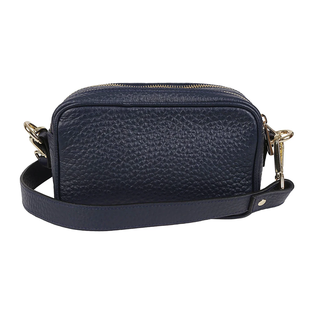Avenue 67 Blauwe Leren Tas Gemaakt in Italië Blue Dames
