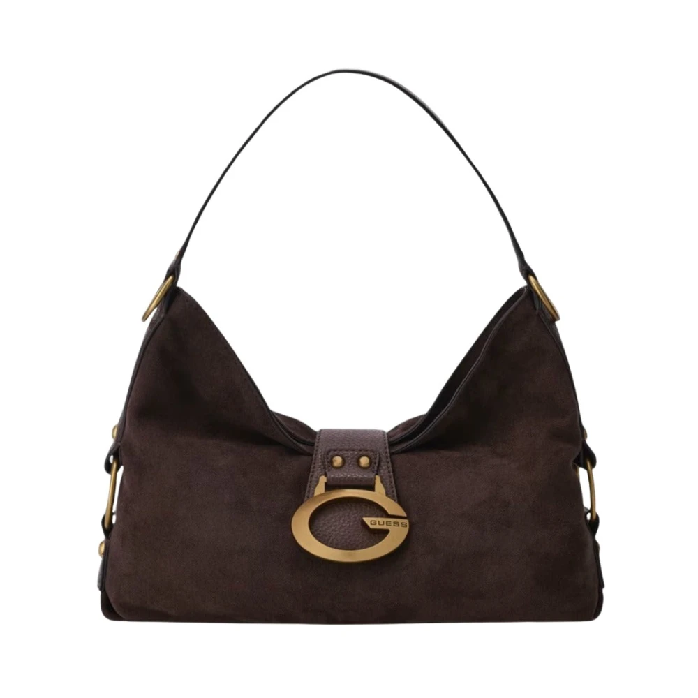 Borsa a spalla grande Camden GUESS Espresso - Immagine 2