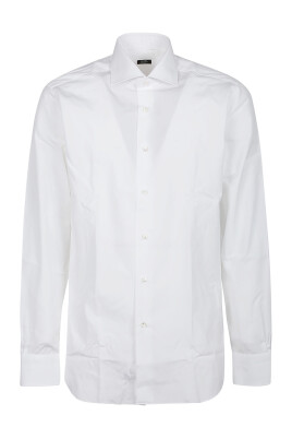 white-neck-shirt