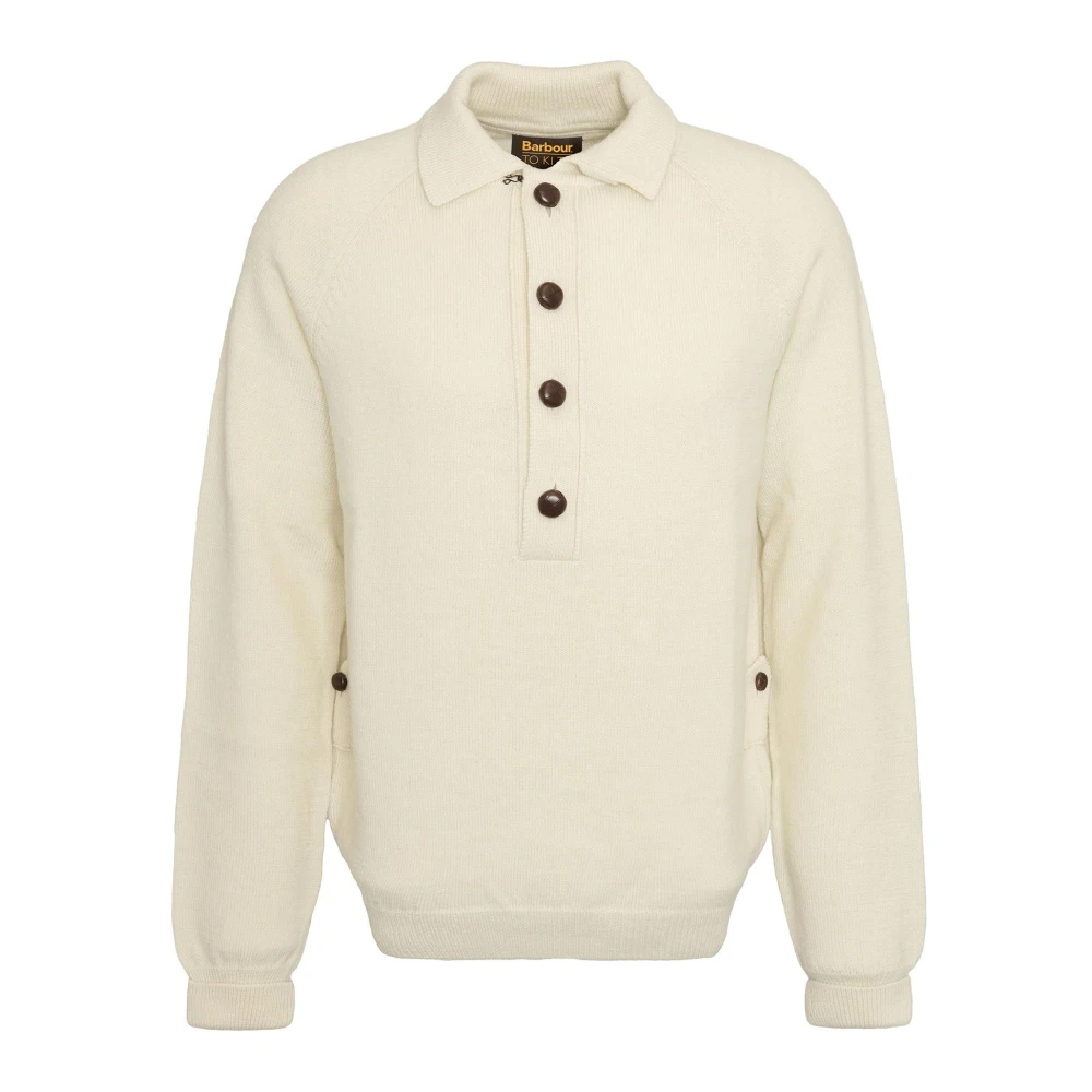 Barbour Gebreide Trui Krijt Beige Heren