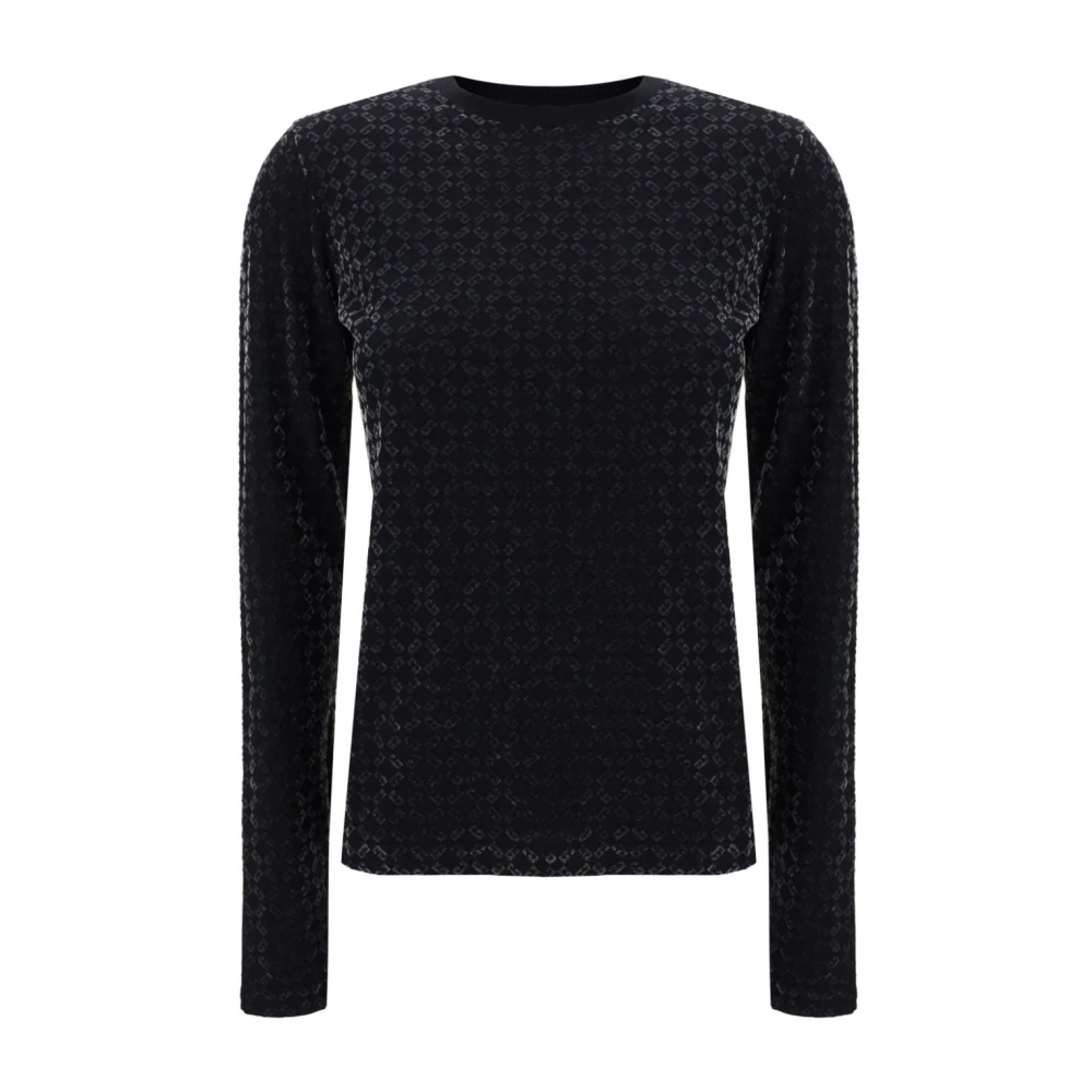 Givenchy Monogram Long Sleeve T-Shirt Black Dames