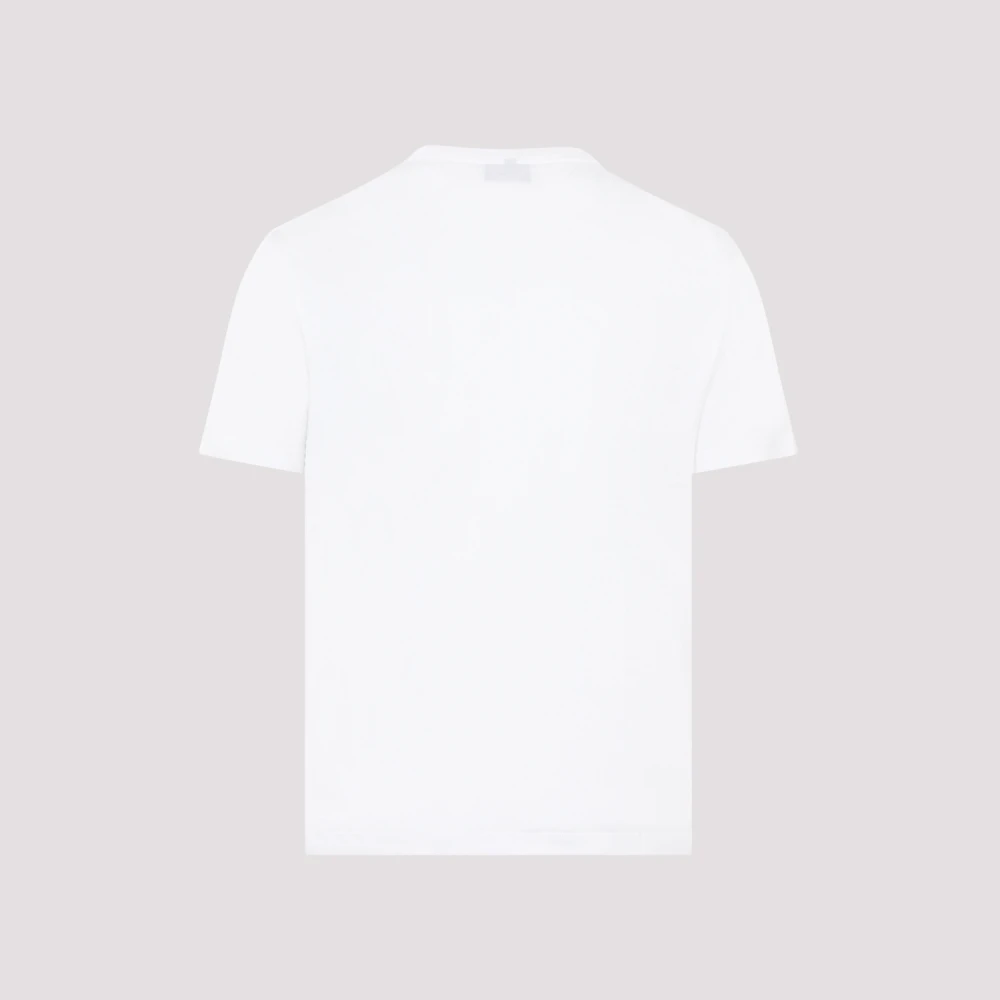 Brioni Wit Katoenen T-Shirt Ronde Hals White Heren