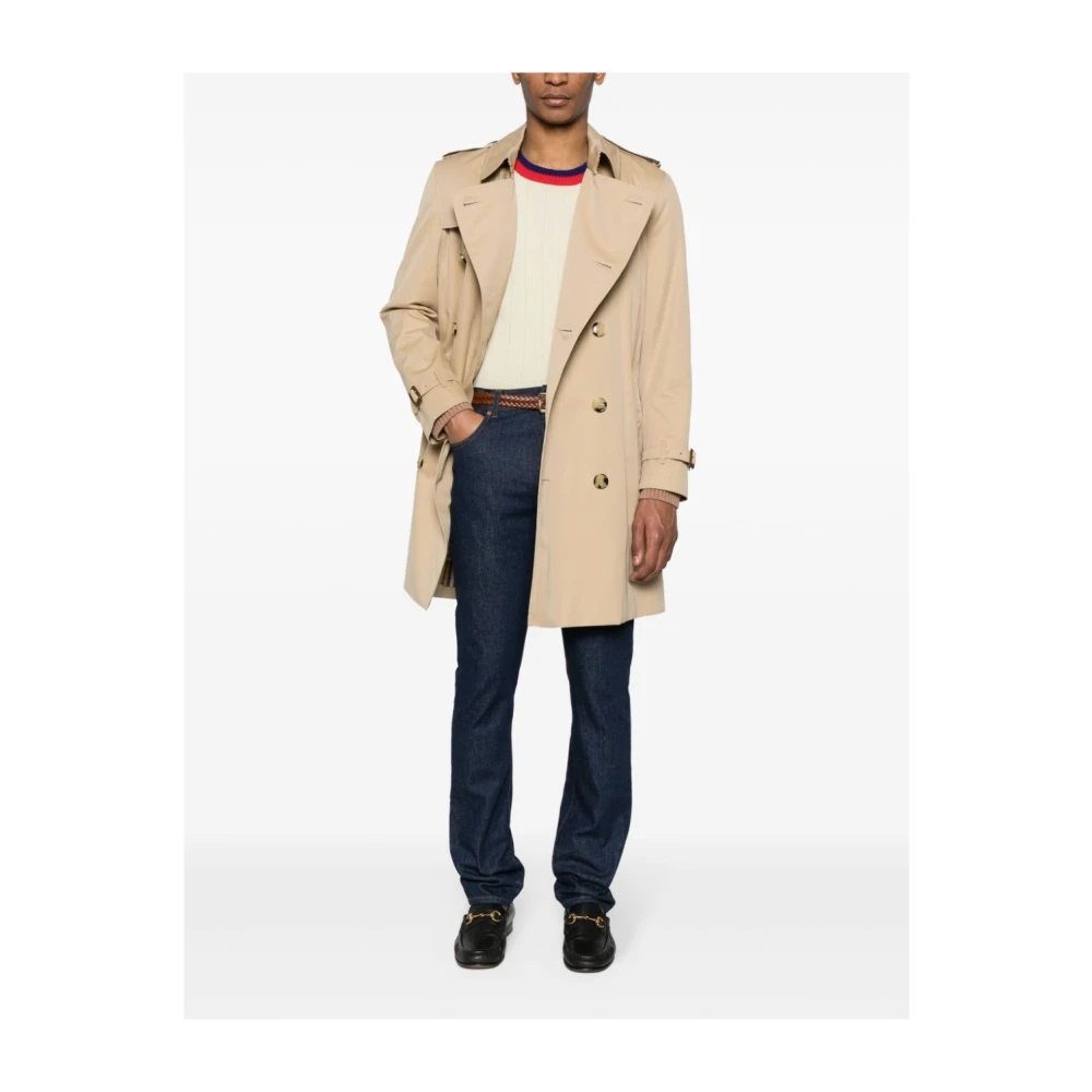 Burberry Stijlvolle Jassen Collectie Yellow Heren