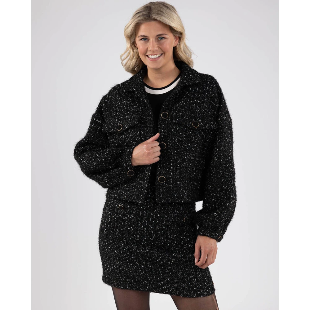 Nukus Harmony Blazer Jas Black Dames