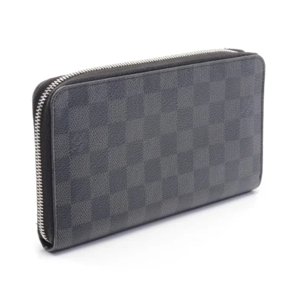 Louis Vuitton Vintage Pre-owned Canvas wallets Black Heren