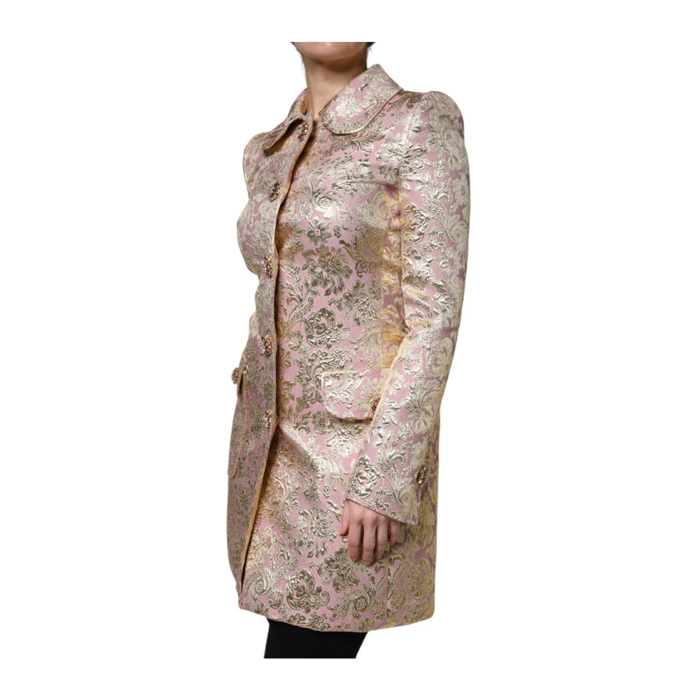 Dolce & Gabbana Brokaatjas Model Jkt3288 Multicolor Dames