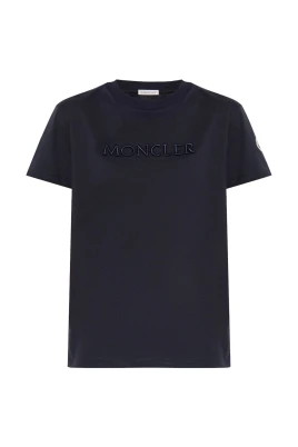 Marinblå T-shirt med Logotyp