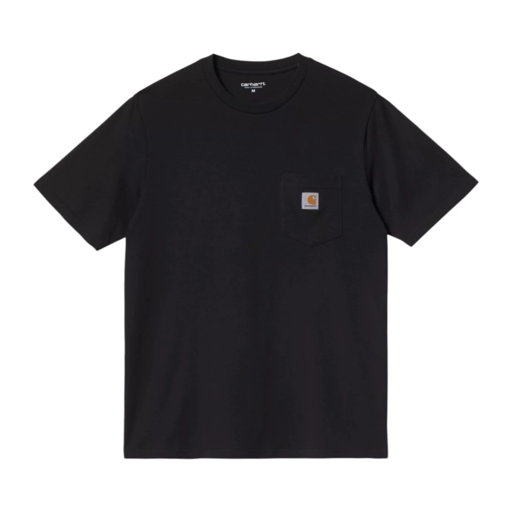 Carhartt Wip Black T-Shirts, Male, L, S/S Pocket T-Shirt