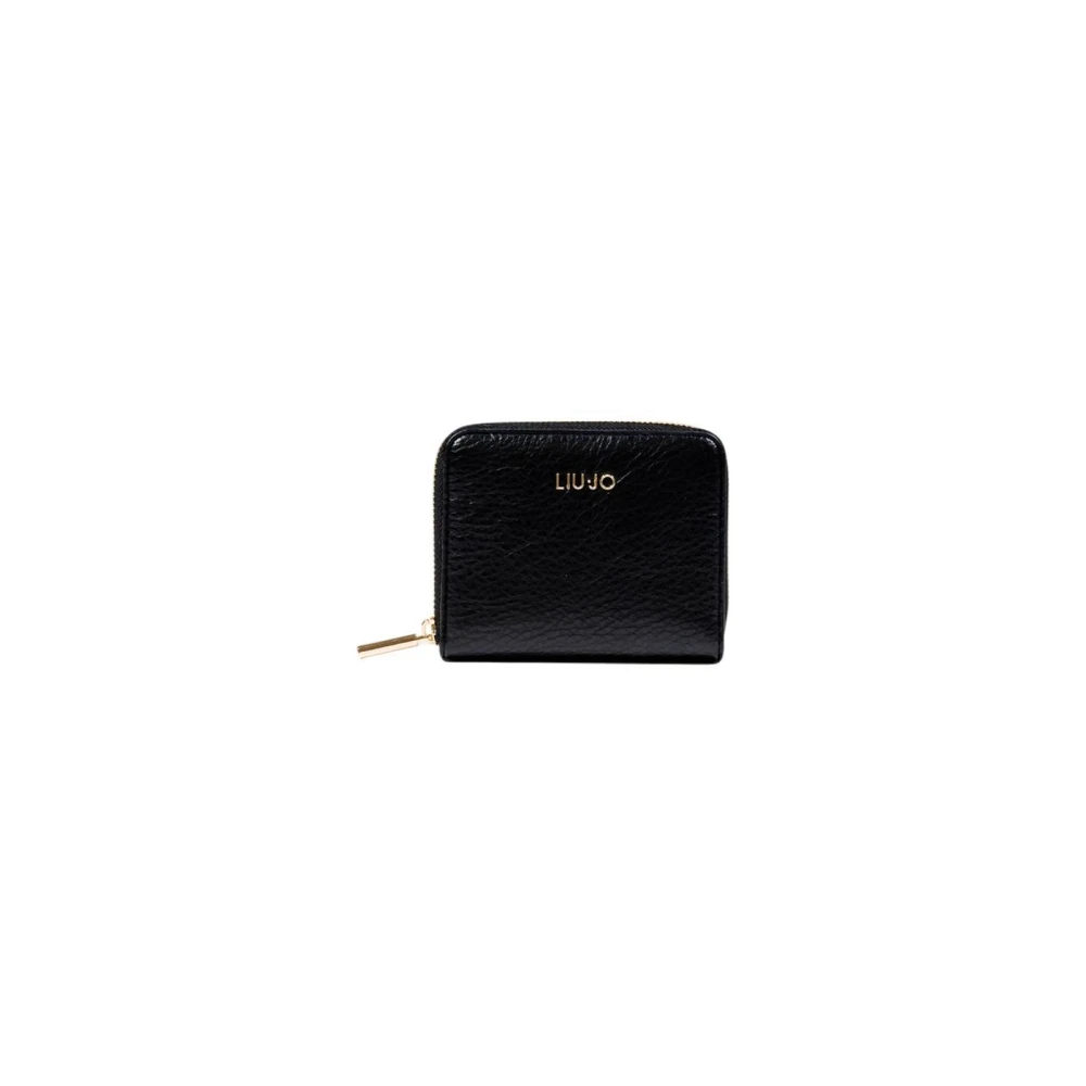 Liu Jo Donna Nero - Portafoglio Con Zip E Texture - Accessories - One Size