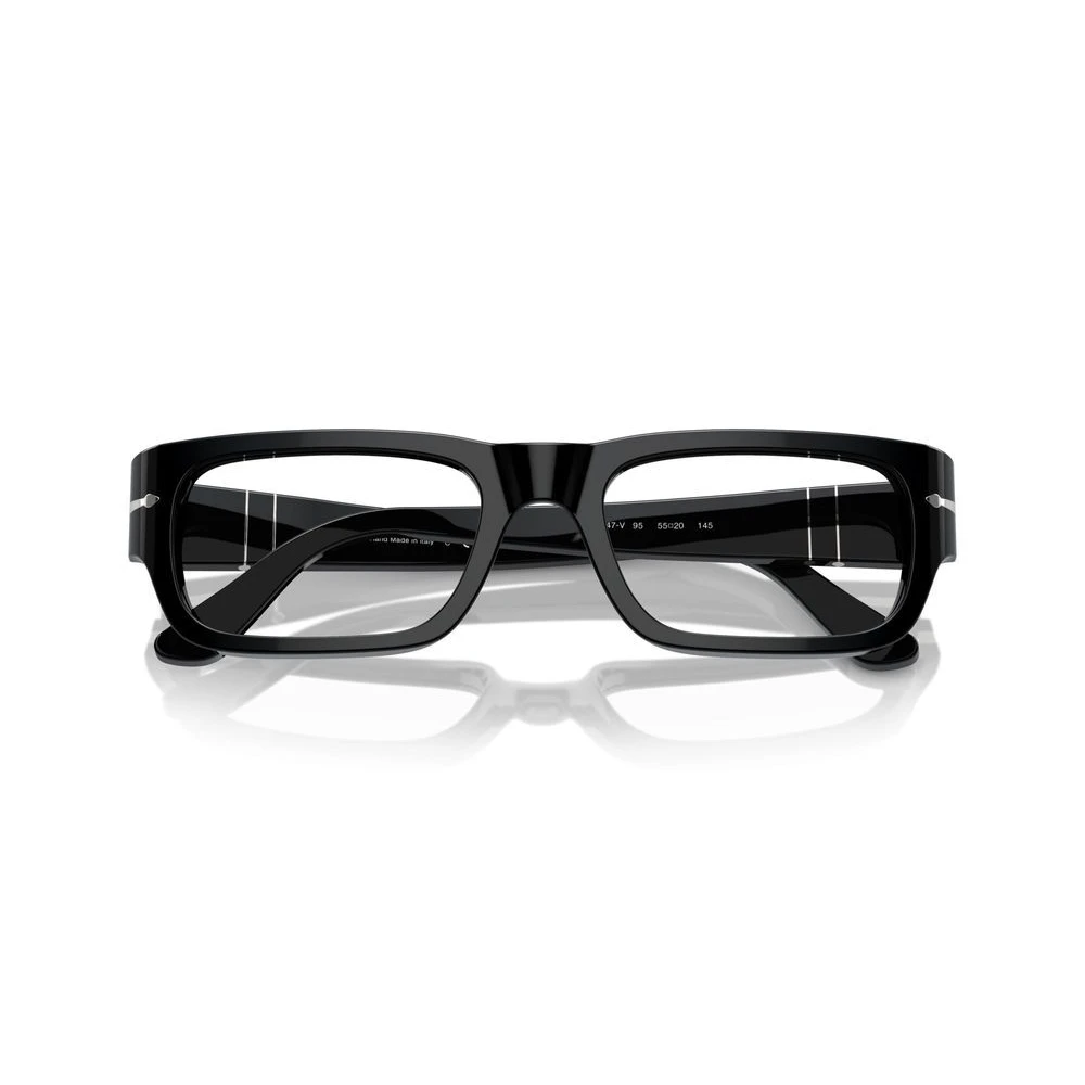 Persol Zwarte Brillen Montuur Black Heren