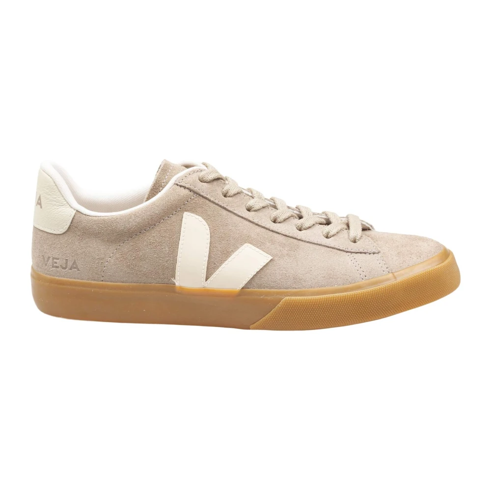 Veja Men's Beige Campo Suede Sneaker