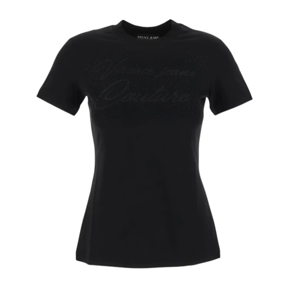 Versace Jeans Couture Zwarte Logo Modieuze Jeans Black Heren