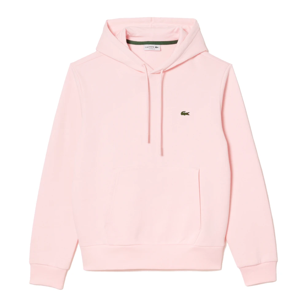 Bomull Hoodie Sweatshirt - Lys Rosa