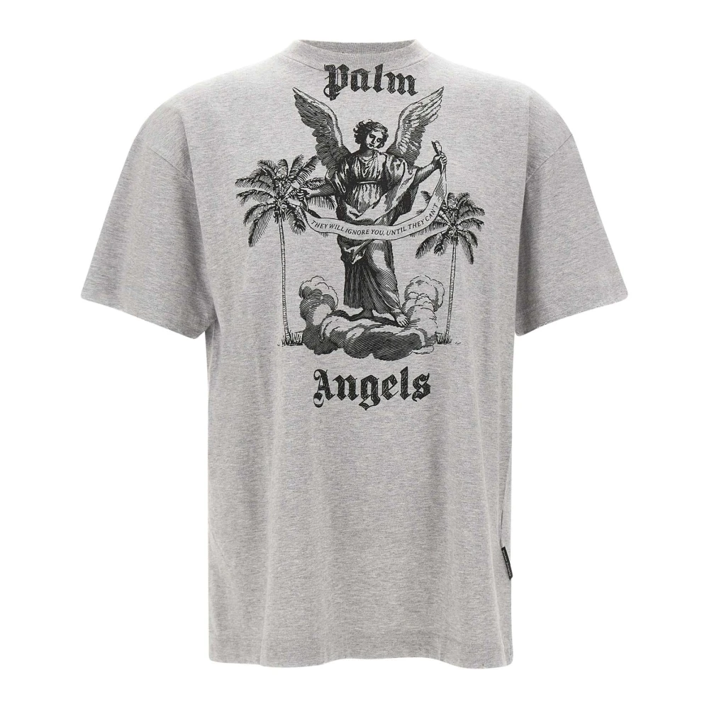 Palm Angels Grijze T-shirts en Polos van Gray Heren