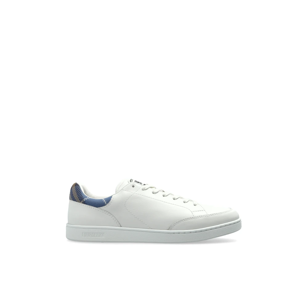 Burberry Discover leren sneakers Heren Schoenen Wit