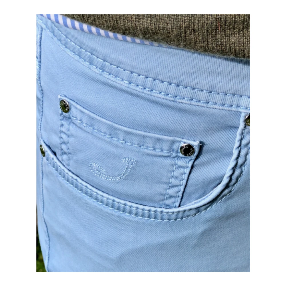 Jacob Cohën Denim Jeans met katoen en lyocell mix Blue Heren