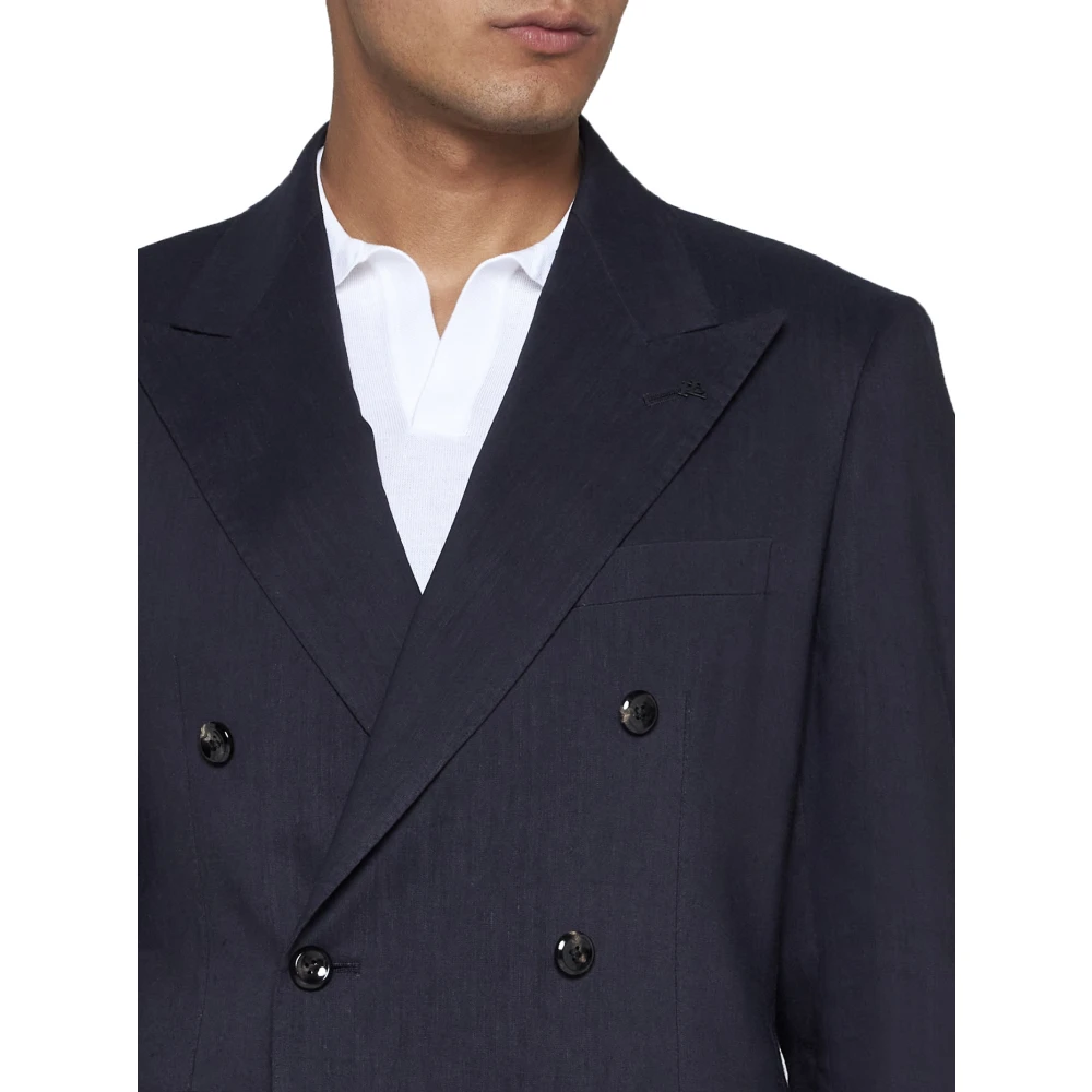 Tagliatore Blauwe Herenjassen Blue Heren