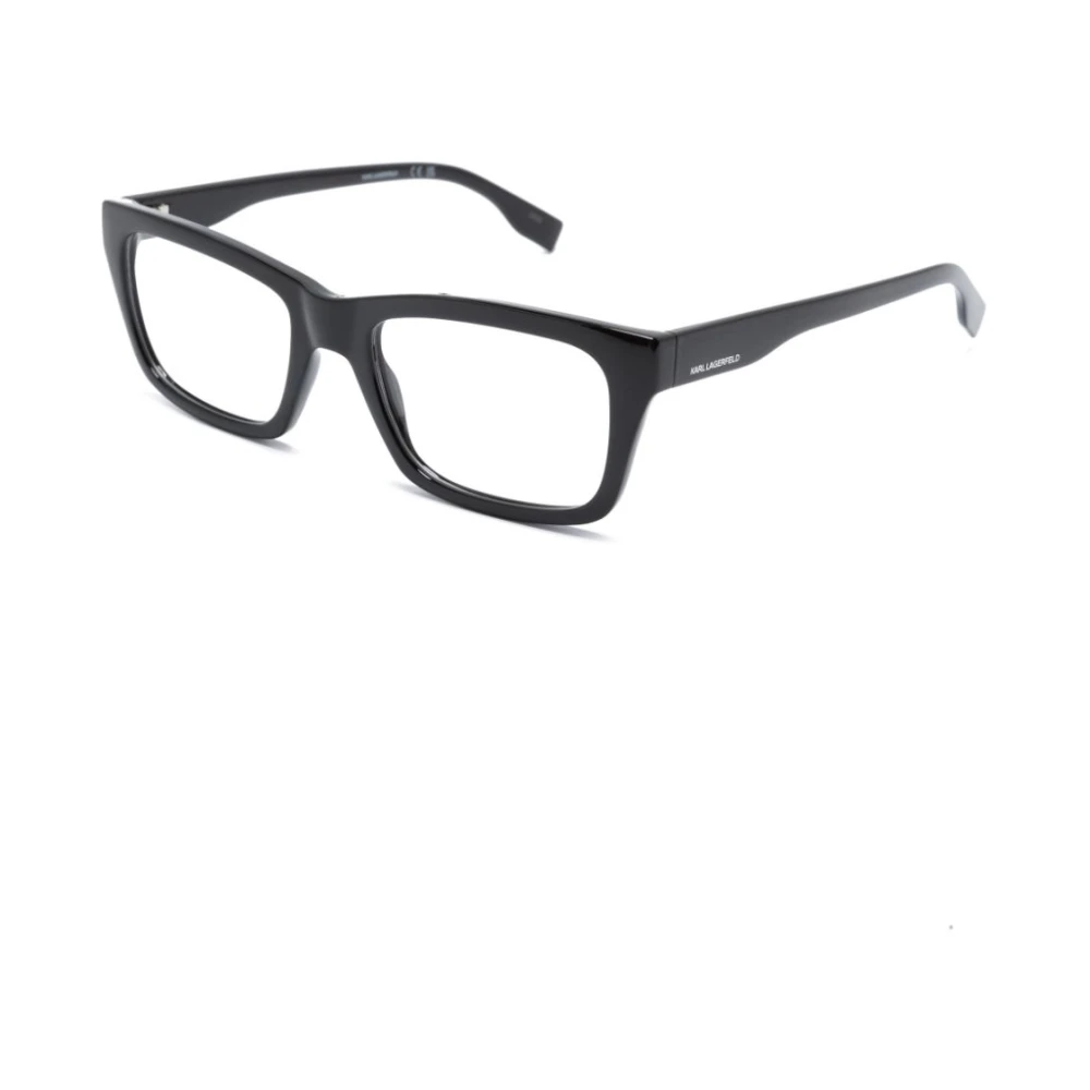 Karl Lagerfeld Men's Black Optical Frame - Glasses - 53 Mm - Accessories