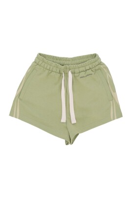 flames-print-green-shorts