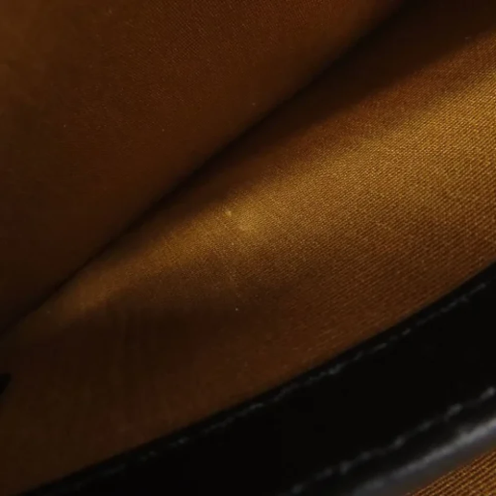 Celine Vintage Pre-owned Plastic shoulder-bags Brown Dames