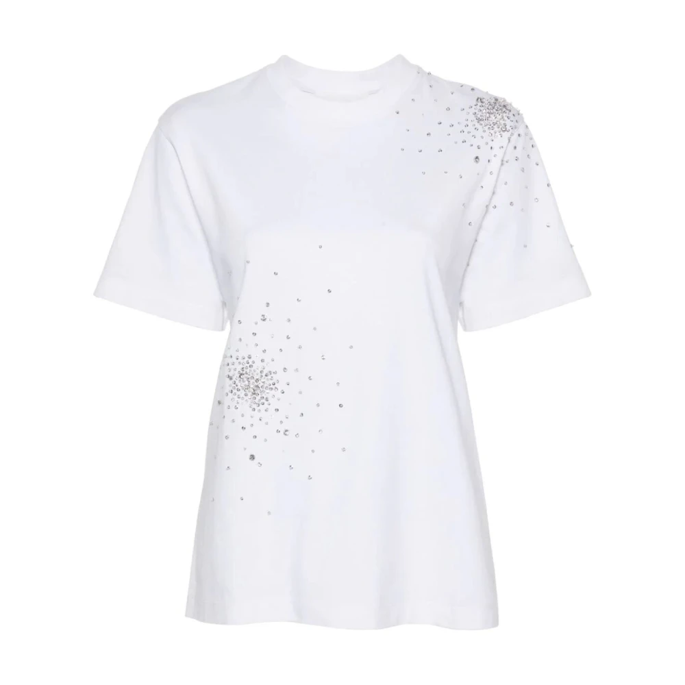 DES Phemmes Wit Geborduurd T-Shirt White Dames