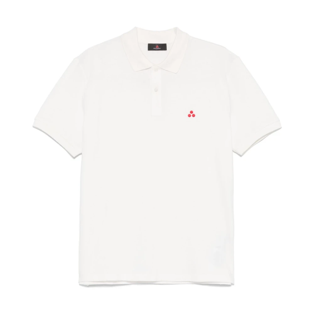 Peuterey Witte Button-Up T-shirts en Polos White Heren