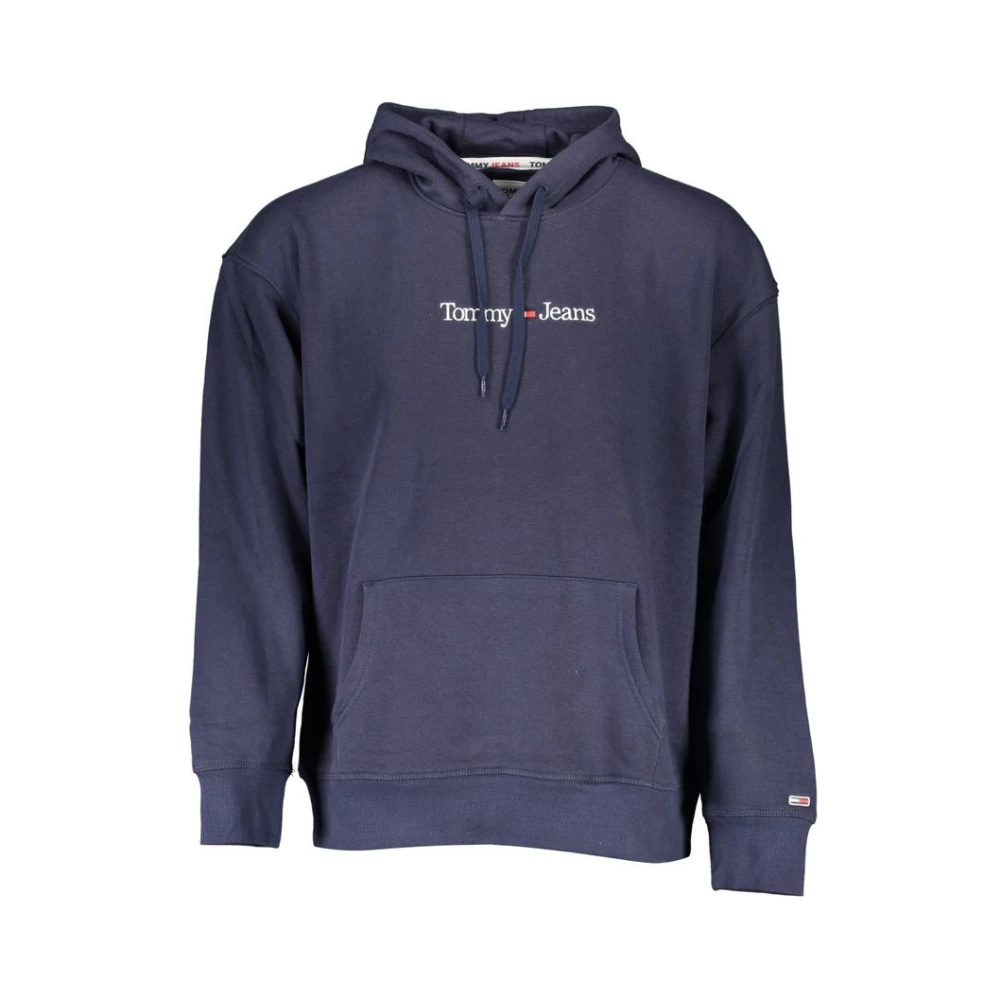 Tommy Hilfiger Men's Blue Hoodies,, Jumper Hooded Logo 2XL