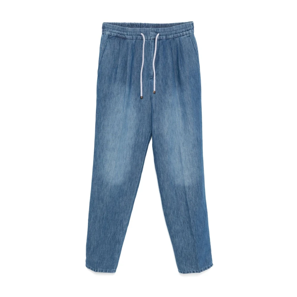 BRUNELLO CUCINELLI Stijlvolle Jeans voor Mannen Blue Heren