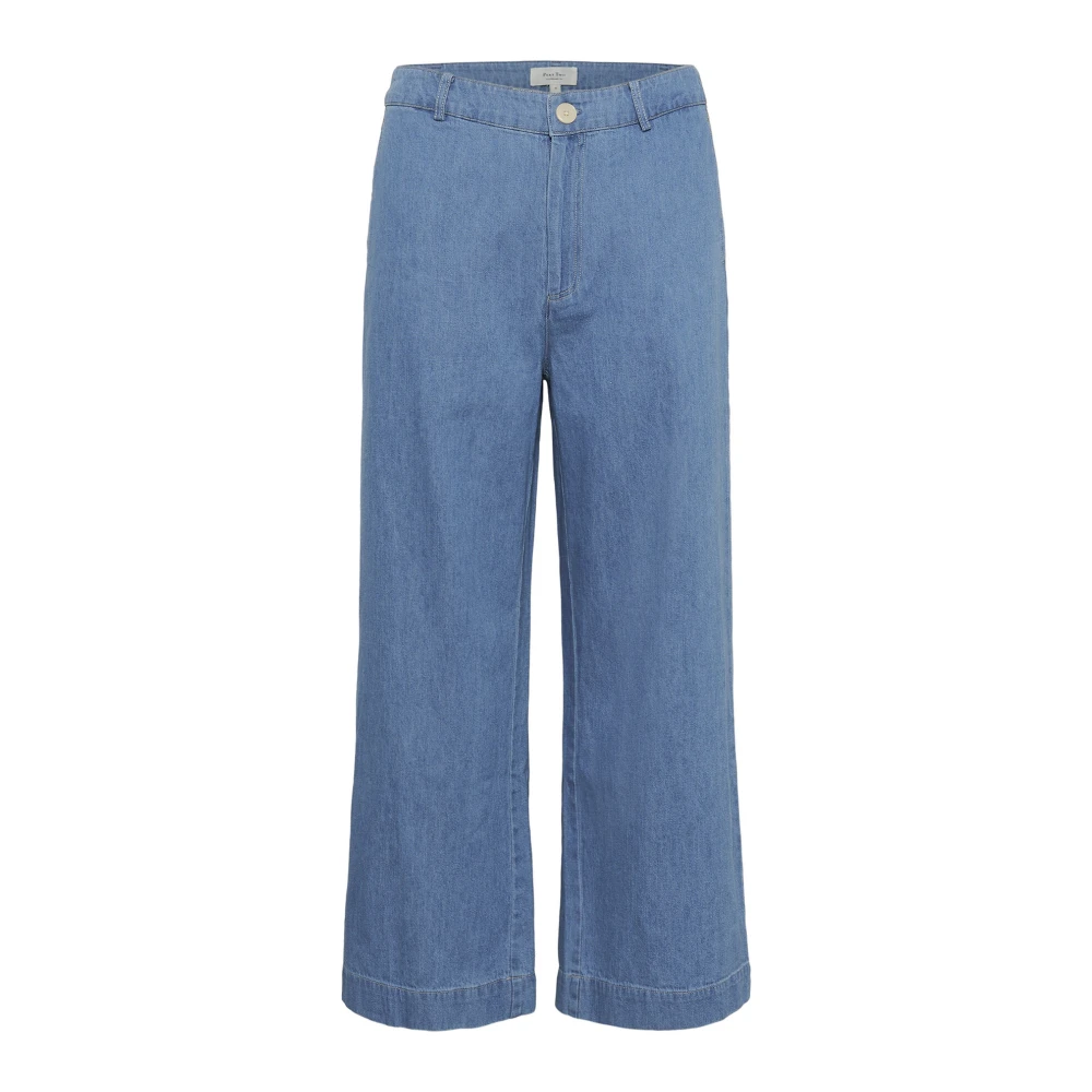 Part Two Blauwe Denim Straight-Leg Broek Blue Dames