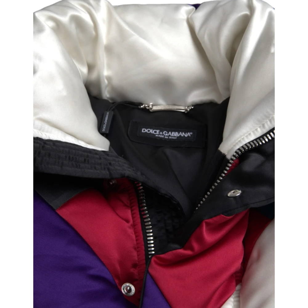 Dolce & Gabbana Multicolor Logo Windbreaker Jas Multicolor Heren