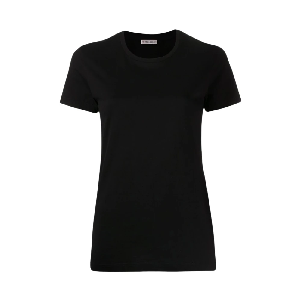 Moncler Klieke Logo T-shirt Black Dames