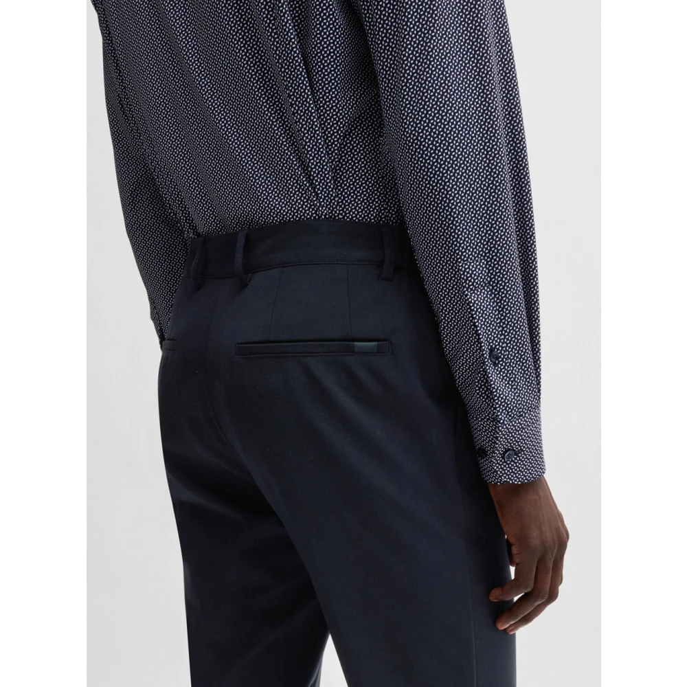 Hugo Boss Blauwe Chino Broek Genius Performance Blue Heren