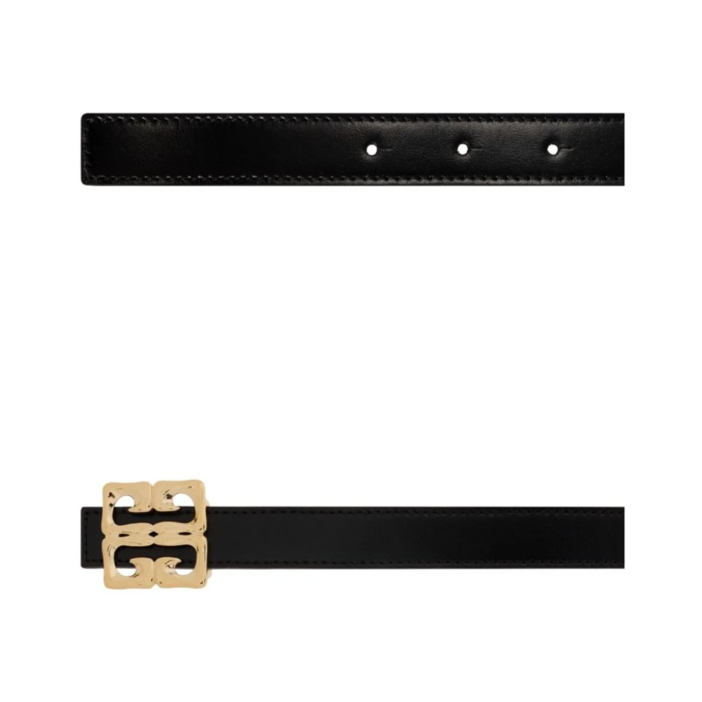 Givenchy Leren Riem met Logo-gesp Black Dames